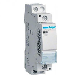 Контактор - силове реле Hager ESC-125 230V / 25A 1Н.О - фото 1