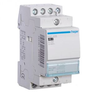 Контактор бесшумный - силовое реле Hager ESD-425S 24V/25A 4Н.О - фото 1