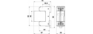 Ограничитель перенапряжения УЗИП SALTEK SLP-275 V/1+1 - фото 2