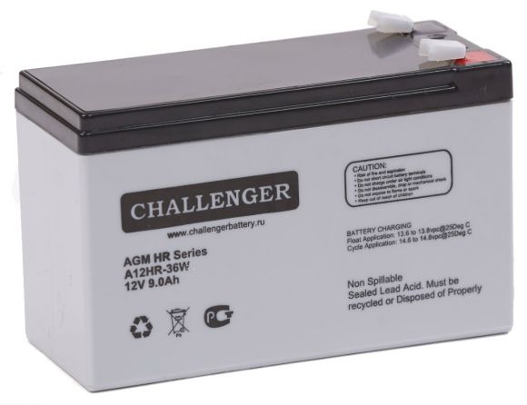 Аккумуляторная батарея Challenger A12HR-36W - фото 1