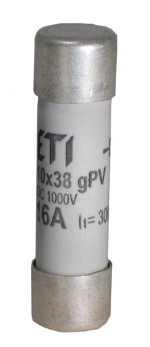 Предохранитель цилиндрический ETI CH10x38 gPV 25A 1000V (2625139) - фото 1