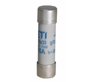 Предохранитель цилиндрический ETI CH10x38 gR 16A/700V AC/DC (2625023) Предохранитель цилиндрический ETI CH10x38 gR 16A/700V AC/DC (2625023)