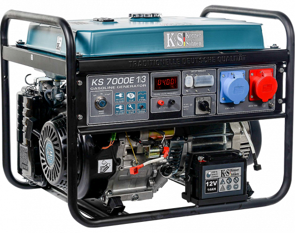 Генератор бензиновый Konner&amp;Sohnen KS 7000E-1/3 - фото 2
