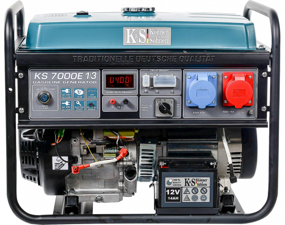 Генератор бензиновый Konner&amp;Sohnen KS 7000E-1/3 - фото 1
