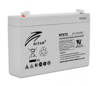 Аккумуляторная батарея RITAR RT672, 6V 7.2Ah (8212) Аккумуляторная батарея RITAR RT672, 6V 7.2Ah (8212)