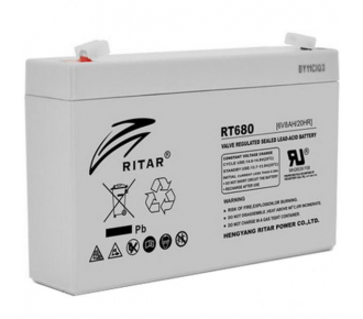 Аккумуляторная батарея RITAR RT680, 6V 8Ah (8213) Аккумуляторная батарея RITAR RT680, 6V 8Ah (8213)
