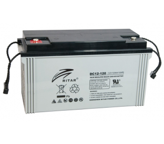 Аккумуляторная батарея RITAR DC12-120 12V 120Ah (8224) Аккумуляторная батарея RITAR DC12-120 12V 120Ah (8224)