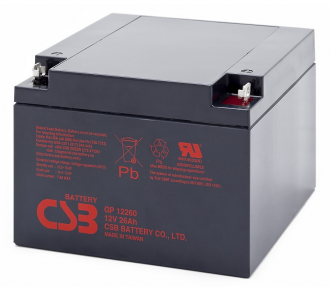 Аккумуляторная батарея CSB GP12260 12V 26Ah (5668)
