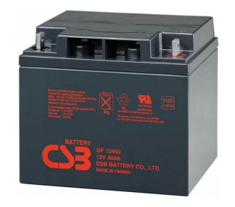 Аккумуляторная батарея CSB GP12400 12V 40Ah (4309) Аккумуляторная батарея CSB GP12400 12V 40Ah (4309)