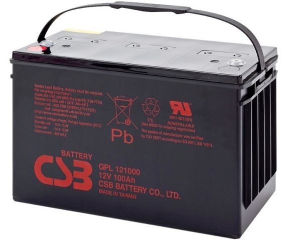 Акумуляторна батарея CSB GPL121000 12V 100Ah (3406) - фото 1