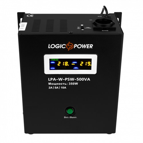 ИБП LogicPower LPA-W-PSW-500VA 2A/5A/10A - фото 2