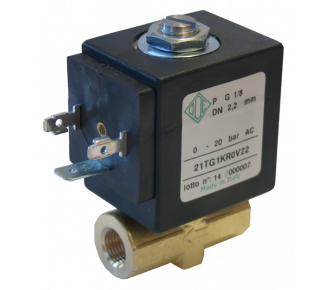 Электромагнитный клапан ODE 21TG1KR0V40 1/8" НЗ