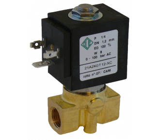 Электромагнитный клапан ODE 21A2K0T12-XC 1/4" НЗ