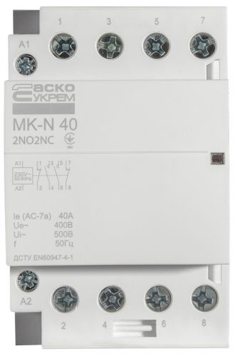 Модульный пускатель Аско MK-N 4P 40A 2NO2NC (A0040030036) - фото 1
