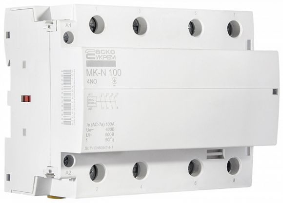 Модульный пускатель Аско MK-N 4P 100A 4NO (A0040030039) - фото 2