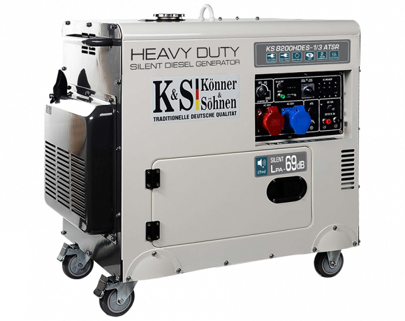 Генератор дизельний Konner&amp;Sohnen KS 8200HDES-1/3 ATSR - фото 2