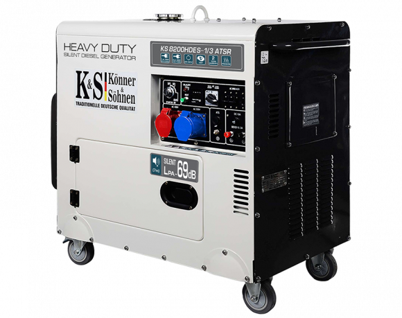 Генератор дизельний Konner&amp;Sohnen KS 8200HDES-1/3 ATSR - фото 4