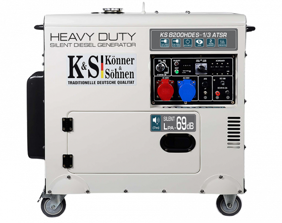 Генератор дизельний Konner&amp;Sohnen KS 8200HDES-1/3 ATSR - фото 1