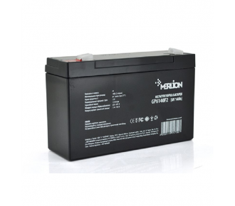 Аккумуляторная батарея MERLION AGM GP614F2 6 V 14Ah (15750)