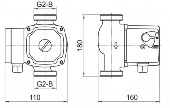 Насос циркуляционный Rudes RH 32-8-180 - фото 3