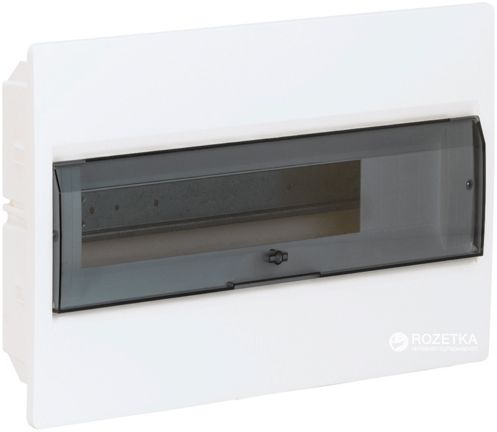 Корпус HAGER Cosmos VR112TD встраиваемый 1х12(черная дверца) - фото 1