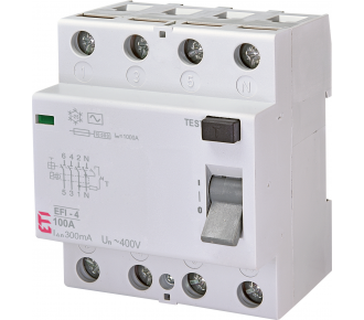 Реле дифференциальное (ПЗВ) EFI-4 100/0,3 тип AC (10kA), ETI (2062155)