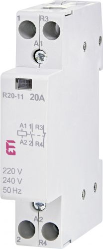 Контактор модульний ETI R 20-11 230V AC (2461220) - фото 1
