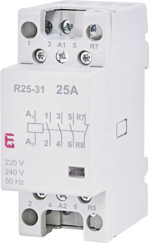 Контактор модульний ETI R 25-31 230V AC (2462320) - фото 1