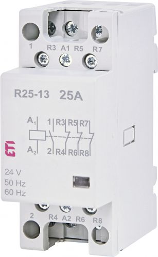 Контактор ETI R 25-13 24V AC (2462331) - фото 1