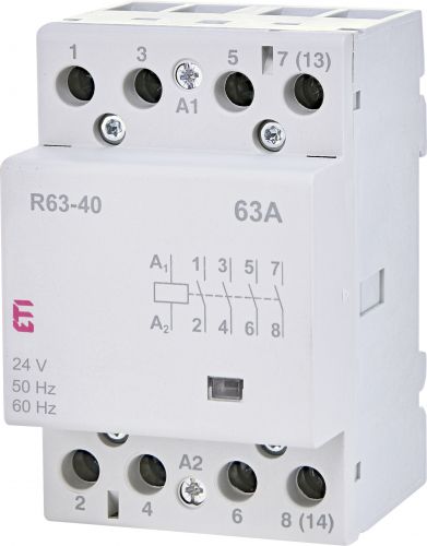 Контактор ETI R 63-40 24V AC (2463451) - фото 1