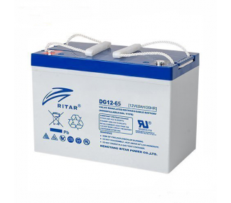 Аккумуляторная батарея RITAR DG12-65 12V 65Ah (1304) Аккумуляторная батарея RITAR DG12-65 12V 65Ah (1304)