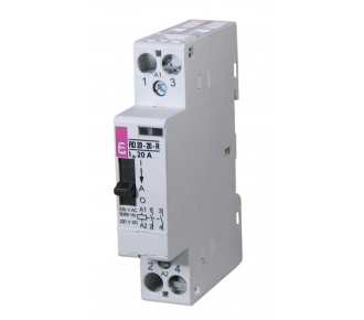 Контактор модульный ETI RD-R 20-02 24V AC/DC (ручн.управл.) (2464051)