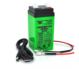Аккумуляторная батарея QSuo QS-408 4V 8A (18290) Аккумуляторная батарея QSuo QS-408 4V 8A (18290)