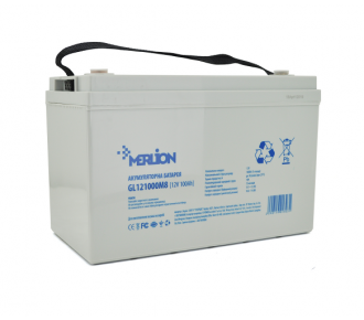 Аккумуляторная батарея MERLION GL121000M8 12V 100Ah (1303)
