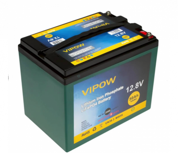Аккумуляторная батарея Vipow 12,8V 50Ah (17554) - фото 1