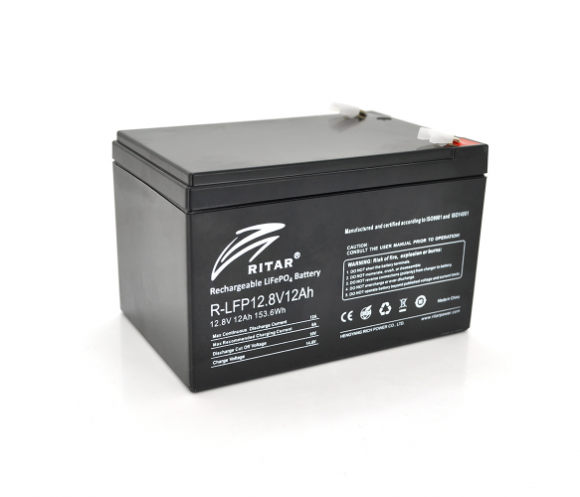 Аккумуляторная батарея RITAR LiFePO4 12,8V 12Ah (7749) - фото 1