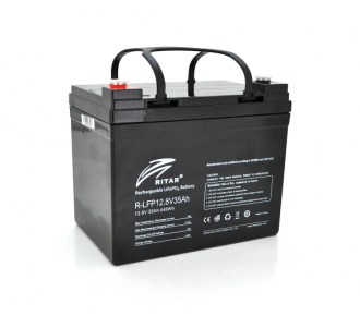 Акумуляторна батарея Ritar LiFePO4 12,8 V 35AH (6728) Акумуляторна батарея Ritar LiFePO4 12,8 V 35AH (6728)