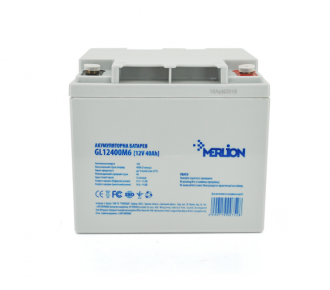 Аккумуляторная батарея MERLION GL12400M6 12V 40Ah (0752) Аккумуляторная батарея MERLION GL12400M6 12V 40Ah (0752)