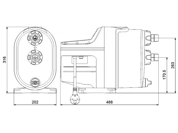 Насосная станция Grundfos Scala1 3-45 (99530405) - фото 4