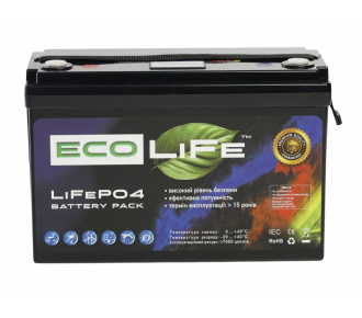 Аккумуляторная батарея EcoLiFe 12-110 Аккумуляторная батарея EcoLiFe 12-110