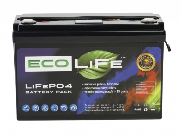Аккумуляторная батарея EcoLiFe 12-110 - фото 1