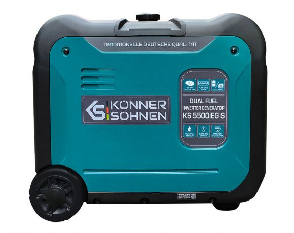 Генератор газобензиновий Konner&amp;Sohnen KS 5500iEG S - фото 7