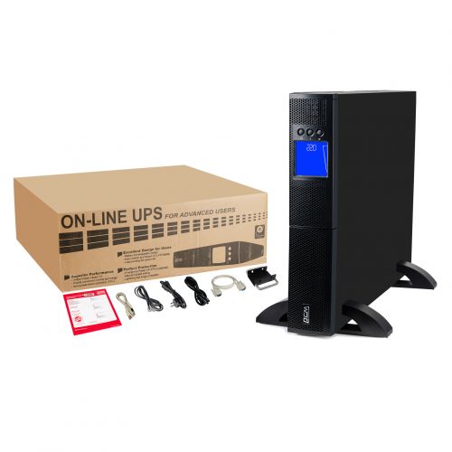 ИБП Powercom SNT-1500, 1500 Вт, 6xIEC, LCD (10700258) - фото 4
