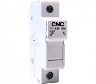 Держатель предохранителя CNC RT18-30 1 полюс SOLAR 10х38 1000В DC 32А (Б00031057) Держатель предохранителя CNC RT18-30 1 полюс SOLAR 10х38 1000В DC 32А (Б00031057)