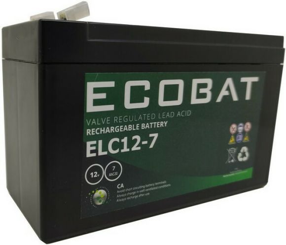 Аккумуляторная батарея Ecobat ELC 12-7 (24.08.22) - фото 1