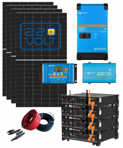 Гібридна сонячна станція 15 кВт (Victron Energy Quattro) - фото 1
