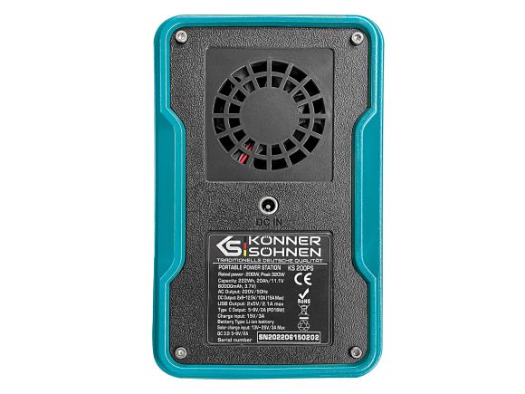 Портативна (переносна) електростанція Konner&amp;Sohnen KS 200PS - фото 8