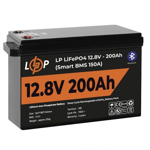 Акумулятор LP LiFePO4 12V (12,8V) - 200 Ah (2560Wh) (20198) - фото 3
