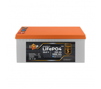 Аккумулятор LP LiFePO4 25,6V - 230 Ah (5888Wh) (23535) Аккумулятор LP LiFePO4 25,6V - 230 Ah (5888Wh) (23535)