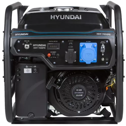 Генератор бензиново-газовий Hyundai HHY 7050FE - фото 6
